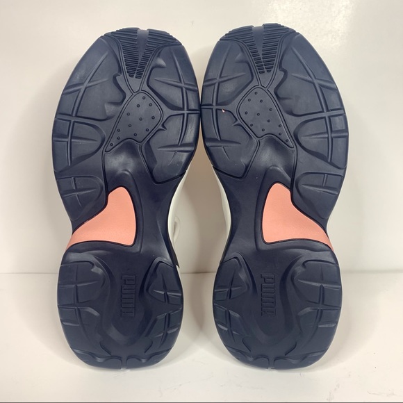 Puma Peach Thunder Rive Gauche Suede Sneaker Womens Size 7 Athletic Shoe - Picture 7 of 10